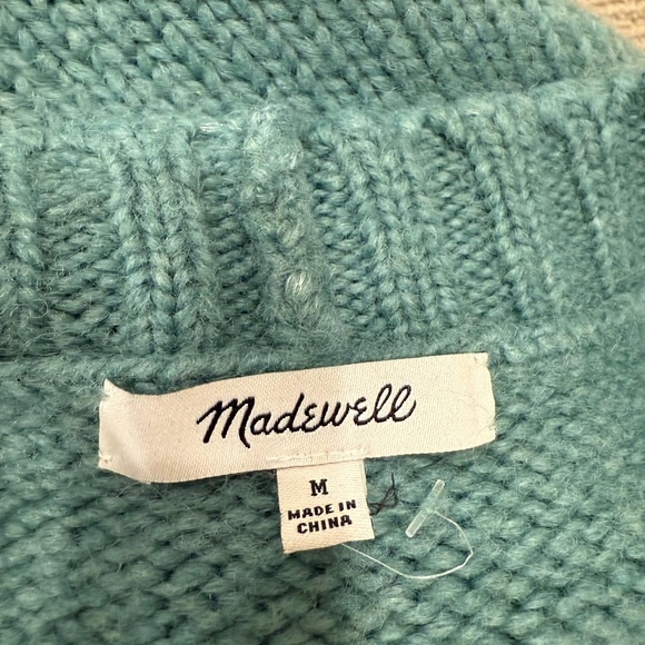 Madewell Deep Teal V-Neck Sweater Vest - Picture 2 of 2